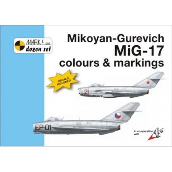 Mikoyan-Gurevich MiG-17 Colours & Markings mit Decals 1:72