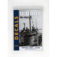 Decals U-Boot im Focus Typ II B + VII C in 1:144