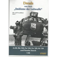 Decals zum Buch Embleme der Luftwaffe Band 1 in 1:48
