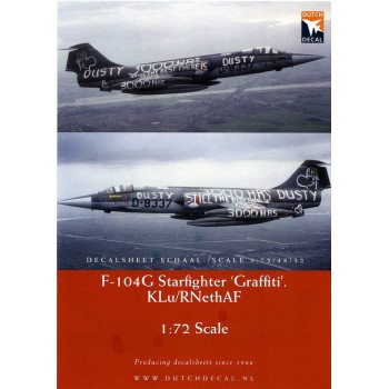 F-104 G Starfighter graffiti KLu/RNethAF in 1:72