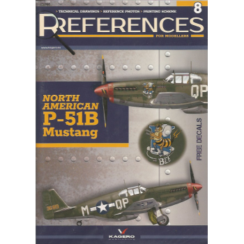 8, North American P-51 B Mustang + Decals
